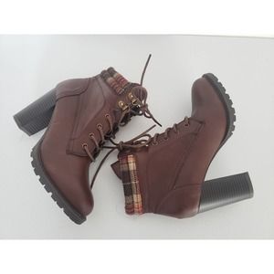 Dolce By Mojo Moxy Women Boots Brown Leather Size 8